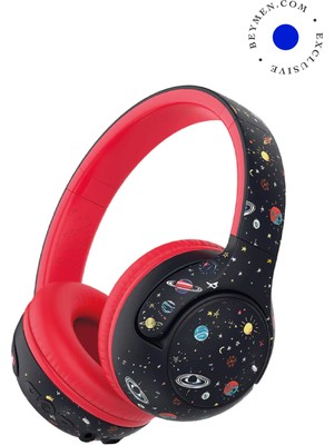 iClever BTH27 Anti-Bakteriyel Siyah Unisex Çocuk Kulak Üstü Bluetooth Kulaklık