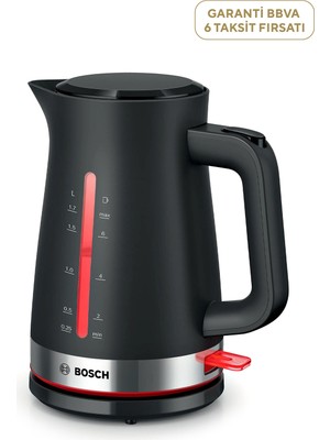 Bosch Mymoment Siyah Su Isıtıcı Kettle TWK4M223
