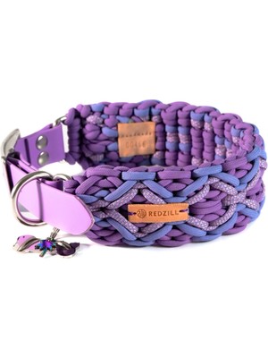 Redzill Diamond Lavender Paracord Lila Köpek Boyun Tasması