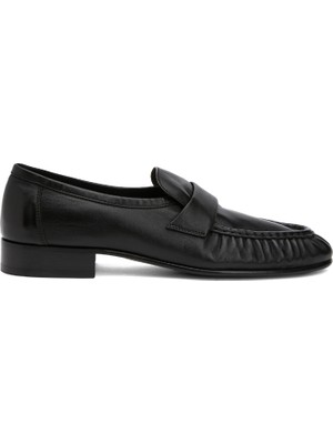 The Row Siyah Kadın Deri Loafer
