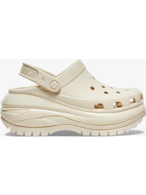 Crocs Classic Mega Crush Clog Unisex Krem Terlik.2y2