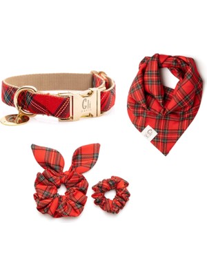 Gliparis Rojo Kırmızı Dog Mom 4'lü Set
