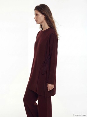 LC Waikiki Bisiklet Yaka Kadın Triko Tunik  (W6)