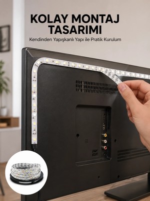AyrStore Buğz Uzaktan Kumandalı LED Tv Arka Işık Şeridi Yeni Nesil