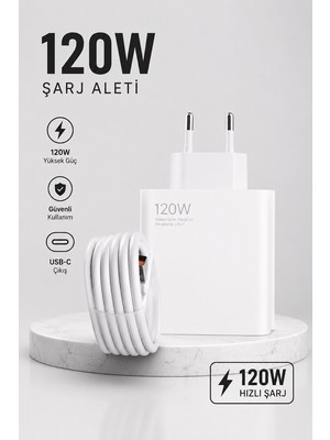 Turbo Hızlı Şarj Destekli 120W Usb-C Şarj Seti - 2382-4530