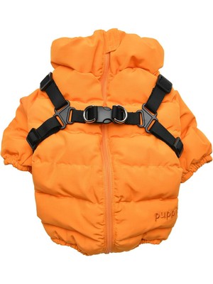 Puppia Soft Jumper Turuncu Tasmalı Köpek Montu