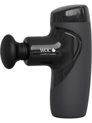 Woc x Siyah Şarjlı  Masaj Tabancası