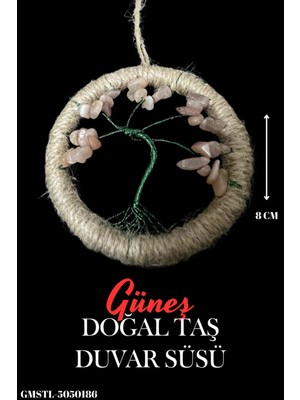 Empressco Sertifikalı Güneş Taşı Doğal Taş El Yapımı Duvar Süsü & Araba Süsü & Kapı Süsü