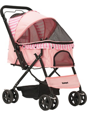 Zampa Nova Pembe Kedi ve Köpek Arabası