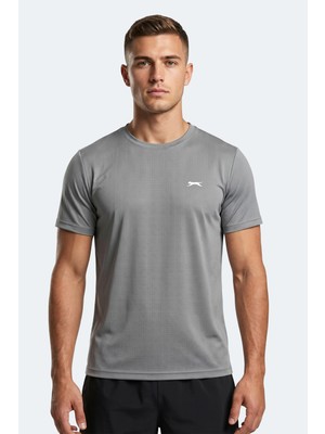 Slazenger Hardflex Erkek  Gri Tişört