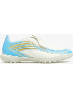 Adidas F50 Messi League Laceless Turf Çocuk Bej  Halı Saha Kramponu.-