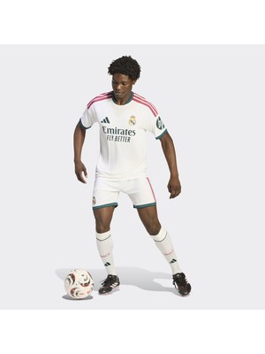 Adidas Real Madrid 26/27 Erkek Beyaz Iç Saha Şortu.-