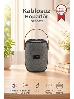 Vaelmont Rgb Işıklı Kablosuz Bluetooth Taşınabilir Hoparlör Bilgisayar Hoparlörü