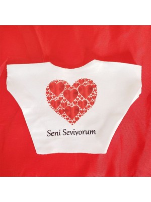 Aesco Seni Seviyorum Baskılı Tişört