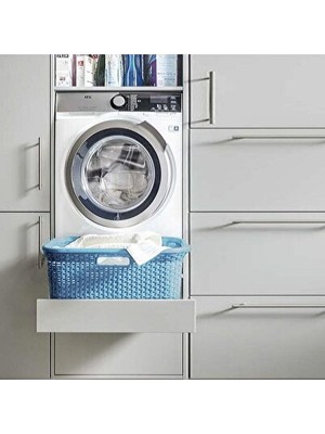 Maison Luré Mavi Ev Banyo Çamaşır Selesi, Pratik ve Şık Kullanım Çamaşır Sepeti