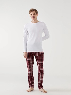 Lc Waikiki Yeni Sezon Standart Kalıp Ekose Erkek Pijama Alt