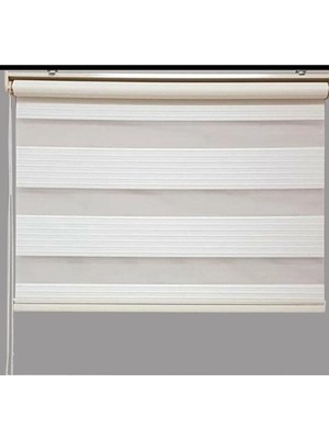 Empressco Brillux Zebra Perde Pliseli Krem 120X200