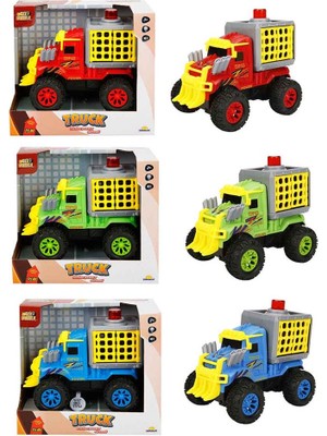 Maxx Wheels Sesli ve Işıklı Canavar Dinozor Taşıma Kamyonu