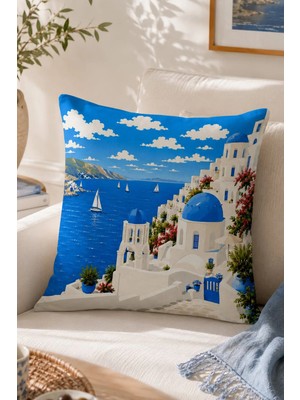 Bertille Home Pop Art Serisi Çift Tarafı Dijital Baskılı Kırlent Kılıfı