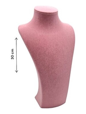 Maison Luré Elisa Kolye Mankeni, 30 Cm, Pembe, Takı ve Kuyumcu Standı Makyaj & Takı Organizeri