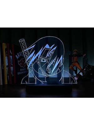 Maison Luré Anime Temalı Naruto Itachi Uchiha Masa Lambası, Koleksiyon Parçası Masa ve Gece Lambası