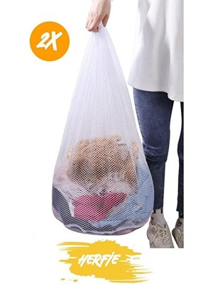Maison Luré Battal Boy Yıkama Filesi - Tüy ve Kirli Çamaşır Temizliği Için Büyük Boy Çamaşır Sepeti