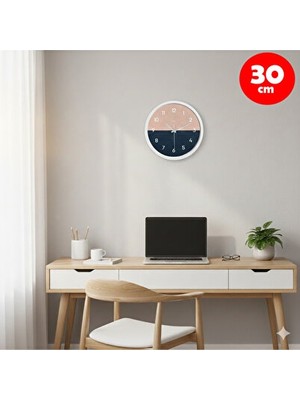 Maison Luré Renkli Modern Soyut Tasarım Duvar Saati