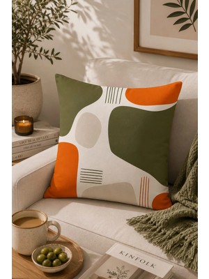Bertille Home Pop Art Serisi Çift Tarafı Dijital Baskılı Kırlent Kılıfı