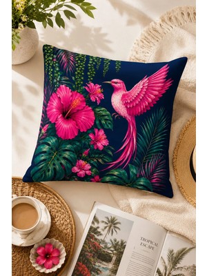 Bertille Home Pop Art Serisi Çift Tarafı Dijital Baskılı Kırlent Kılıfı