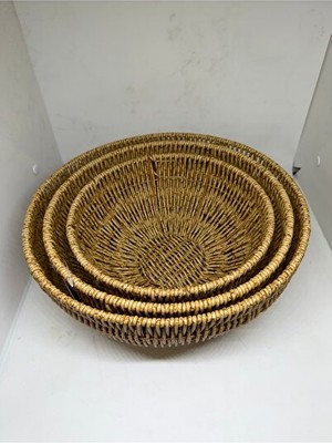 Maison Luré Şık ve Pratik 3'lü Oval Sepet Seti
