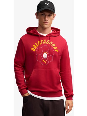 Puma Galatasaray 26/27  Erkek Kırmızı Günlük Sweatshirt.01