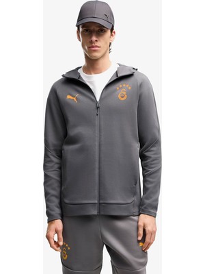 Puma Galatasaray 26/27 Evostripe Erkek Gri Kapüşonlu Üst.13