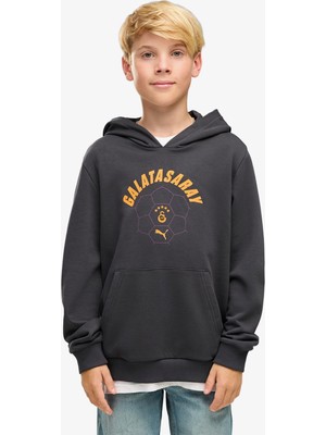 Puma Galatasaray 26/27 Çocuk Siyah Kapüşonlu Üst.19