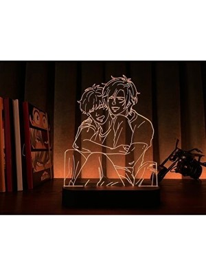 Maison Luré Anime Temalı Masa Lambası, Sevimli ve Renkli Tasarım Masa ve Gece Lambası