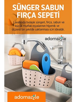 Maison Luré Mutfak Süngerlik Sepeti ile Pratik ve Su Geçirmez Düzen