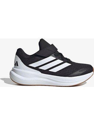 Adidas Runfalcon 6 Elastic Lace Çocuk Siyah Koşu Ayakkabısı.-