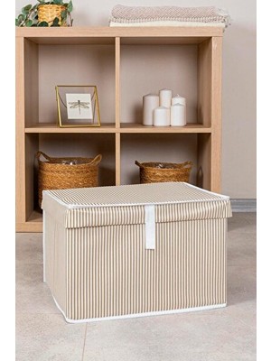 Maison Luré Mini Kahverengi Çok Amaçlı Saklama Kutusu, Pratik ve Hafif Sepet