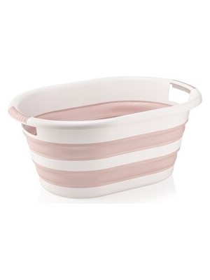 Maison Luré Katlanabilir Silikon Çamaşır ve Oyuncak Sepeti, 25 Litre Çamaşır Sepeti