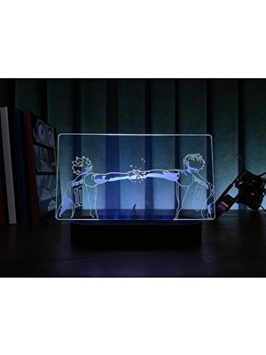 Maison Luré Renkli Anime Figürlü Masa Lambası - Şık ve Eğlenceli Ev Dekoru Masa ve Gece Lambası