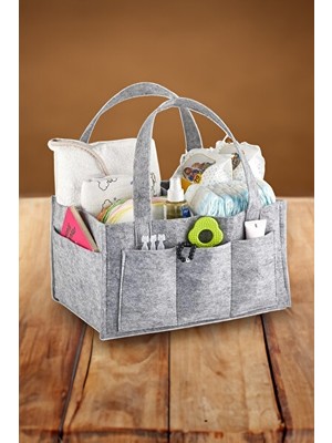 Maison Luré Pratik Keçe Bebek Organizer Çantasıyla Bakım Kolaylığı Bebek Bakım Çantası
