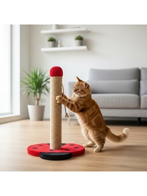 Maison Luré Böceği Temalı Kedi Tırmalama Tahtası 55CM Kedi Tırmalaması
