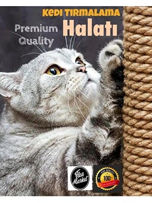 Maison Luré 10 Metre Kedi Tırmalama Ipi, Dayanıklı ve Esnek Kedi Tırmalaması