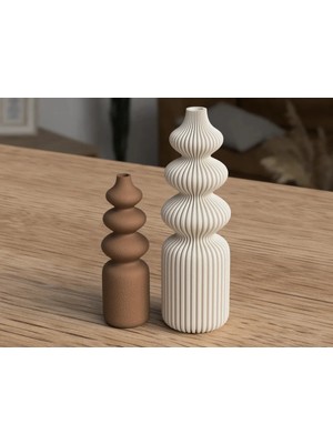 Empressco Iskandinav Vazo Küçük Boy Beyaz 15CM