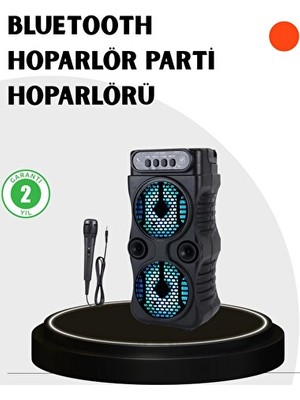 Maison Luré Taşınabilir Bluetooth Hoparlör ile Canlı Ses ve Renkli Işıklar Sinema Sistemi