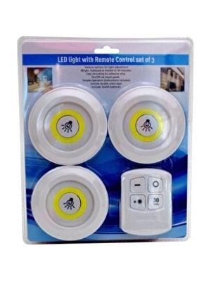 Maison Luré Portatif ve Ayarlanabilir 3'lü LED Işık Seti - Esnek Kullanım Masa ve Gece Lambası