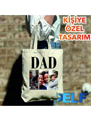 Maison Luré Yazılı ve Resimli Ham Bez Çanta - Kişiye Özel Tasarım Pazar Arabası & Çantası