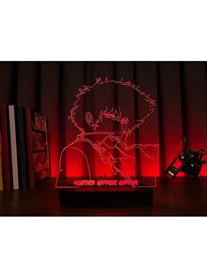 Maison Luré Cowboy Bebop Temalı Spike Karakterli Masa Lambası Masa ve Gece Lambası
