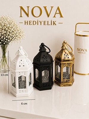 Maison Luré Ramazan Temalı Pilli Küçük Gece Lambası Masa ve Gece Lambası