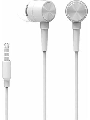 Skygo Kablolu Kulak Içi Kulaklık Mikrofonlu 3.5mm Pc Telefon Uyumlu Beyaz DHH1111WT