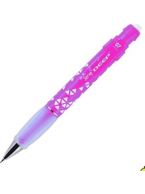 Serve Deep Şeker Pembesi Üçgen Baskılı Versatil Kalem 0.7 mm